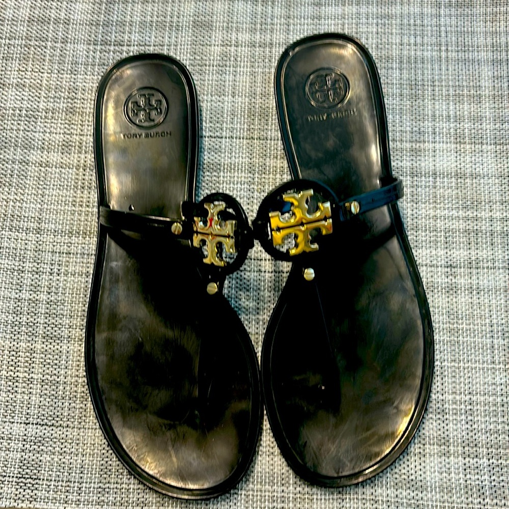 Tory Burch MINI MILLER JELLY SANDAL used twice.